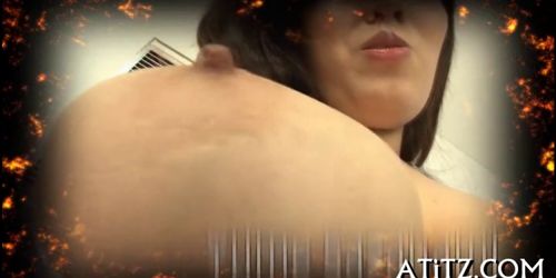 Racy gangbang for busty japanese - video 13