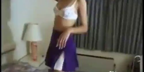 Hot Afro-latina cheerleader with sexy body - video 1