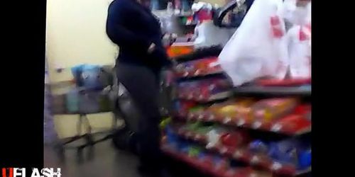 nice Ass Latina At Family Dollar