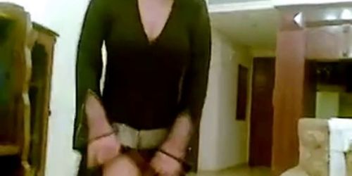 gorgeous young arab girl dancing and showing her assets - video 2