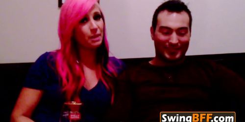 Exotic swinger babe know how to blow dicks and suck nipples