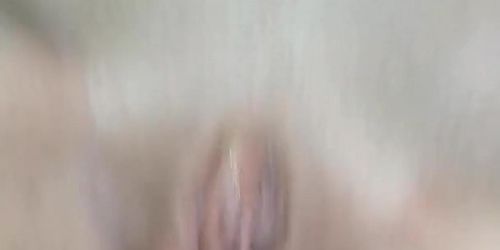 My baby cum on my cock and fucking hard ass pain 