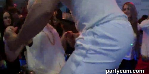 Spicy teenies get completely insane and nude at hardcore party - video 1