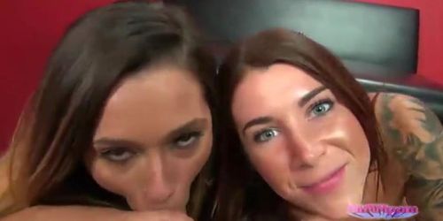 Felicity Feline and Jaye Summers - POV threesome