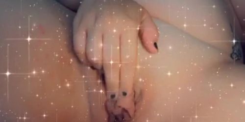 Emo Girl Masturbating for Premium Snapchat  