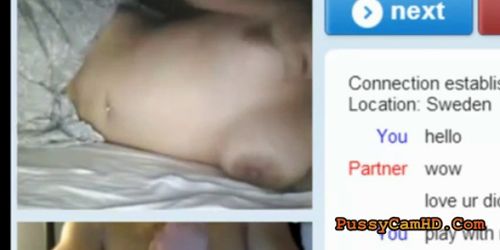 Swedish Hot Girl having orgasm On Webcam - pussycamhd com