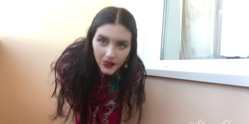 Devar Fucks Indian Desi Bhabi Rudely in Mouth and Cum Huge on her Face-IMWF