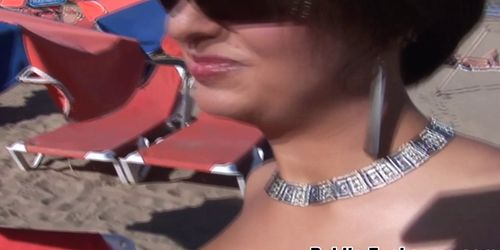 Slut gives public pov bj