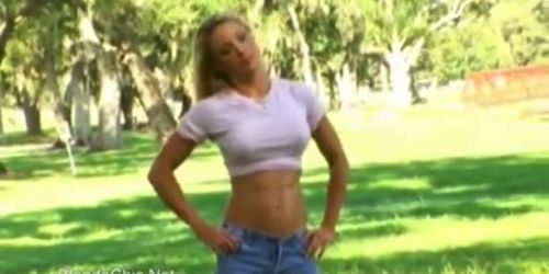 Dazzlingly beautiful fitness model was XXX model.wmv