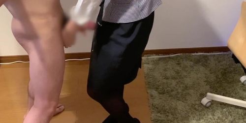 ???????????????????????? cum onto japanese office uniform