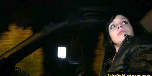 FAKEHUB - Real euroteen hitchhiker sucks and fucks pov