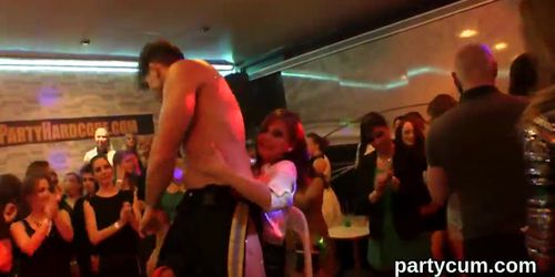 Horny teenies get fully crazy and nude at hardcore party