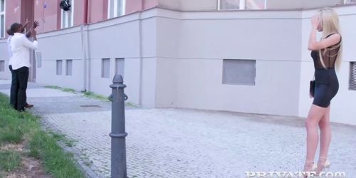 PRIVATE com - Double Dark Dicked Marilyn Kristal Does 2 Big Black Cocks!