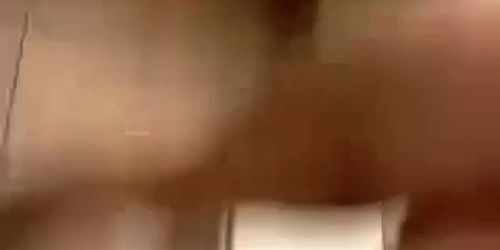 Teen in bathroom Selfie Video