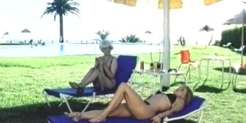 Linnea Quigley Bikini Scene  in Mari-Cookie And The Killer Tarantula