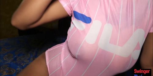 Big round ass Thai amateur chick gets fucked in POV