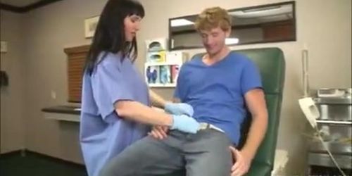 Teen'S Nurse Mom Starts Sucking Young Dick
