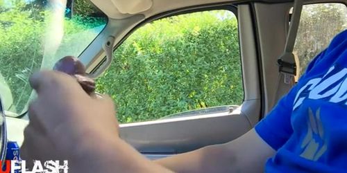 Car Flash Big Cock For Milf