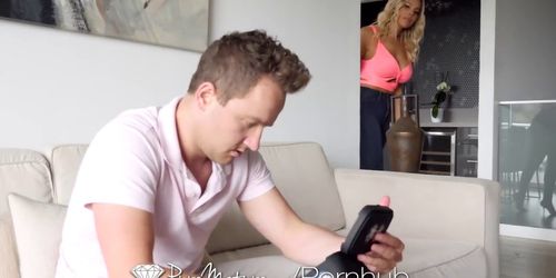 Puremature Step Son Cums All Over Step Mother