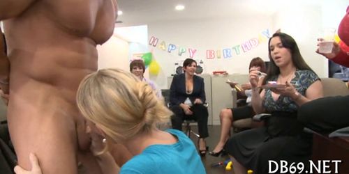 Sensual and wild stripper party - video 19