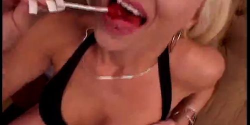 Natasha Stone takes a throat pounding