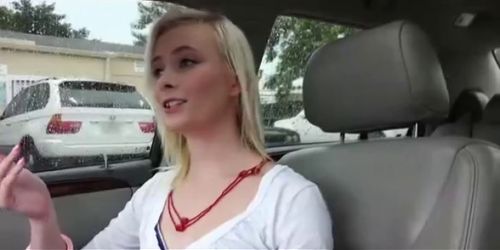 Southern Teen Fucks in the Car p1