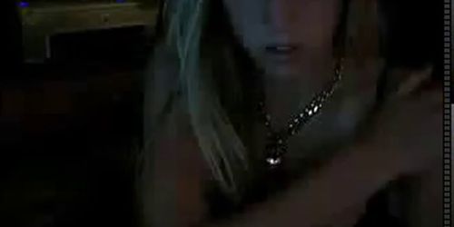 Beautiful blonde masturbates on cam - video 6