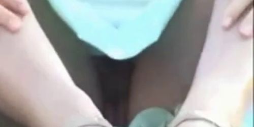 upskirt at park - video 2