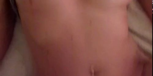 Cumming in my young girlfriends smooth pussy