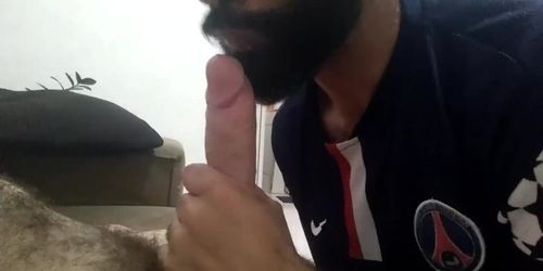 Sucking My Straight Friend From Brazil