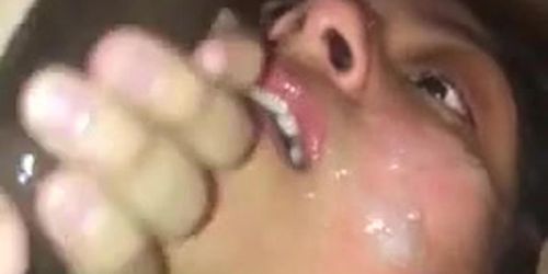 latina wet mouth deepthoat