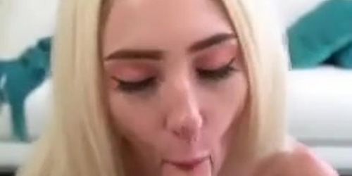 Big Boobs Skylar Vox Sloppy Blowjob (Dylann Vox)