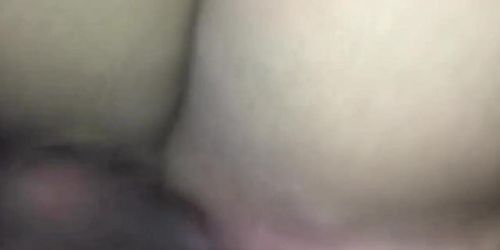 I fucked her so fast she ended up cumming