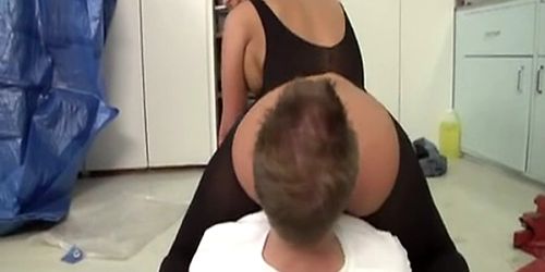 Ass Lick Pantyhose - Hot fuck and ass lick in pantyhose - Tnaflix.com