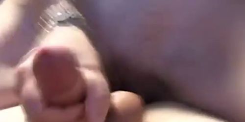 Amateur Couple Share Dildo while she Strokes him off