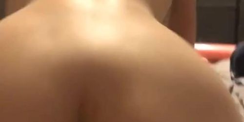 (Time lapse) Slut rides roommates dick before BF catches them