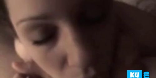 Dirtyy talking slut blowjob and tongue play - cum i n mouth