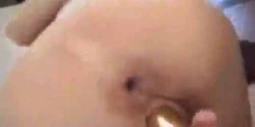 Taylor Rain with 2 dildos