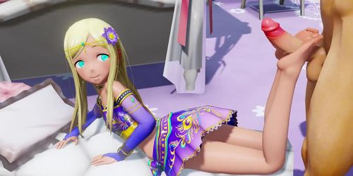 MMD Layla Footjob (Idolmaster) (Submitted by Zokoth) (Virginee Spice)