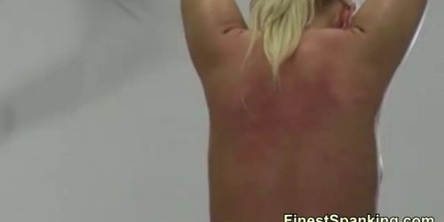 Blonde Sub With Huge Tits Screams Loud