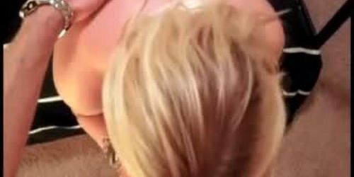 Busty blonde amateur with perfect boobs fucks in POV