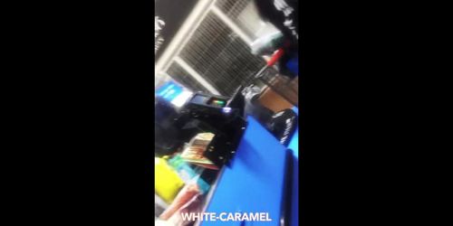 Texas A&M Thot Teases Fat Ass Inside Walmart (Texas Presley)