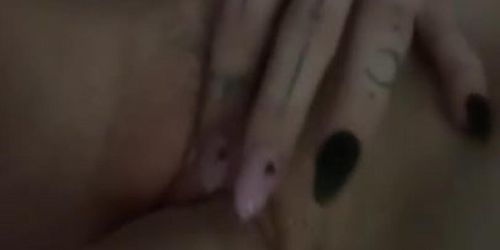 Tattooed goth teen gets fisted and gaped