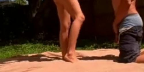 Outdoor Sex With Fun Amateur Couple From Florida (Brandon Areana)