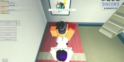 Slutty Bunny gets fucked hard and filled up in a ROBLOX Condo