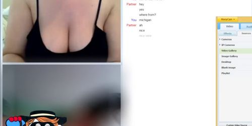 Sexy BBW Oils up for a Hot Ride on Omegle