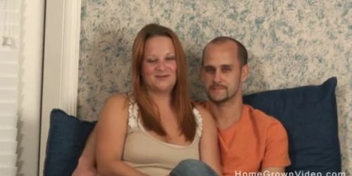 Real amateur couple make their first homemade video