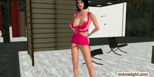 3d Futanaris bondage fucked from behind