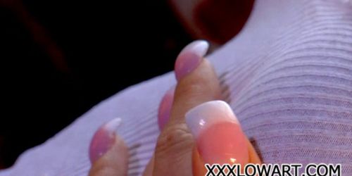 LOW ART - Jessica Jaymes - Busty Pornstar Rubbing Her Pussy