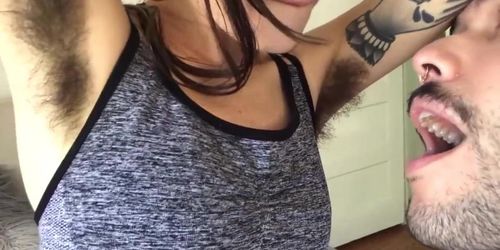 Hot Sweaty Hairy Armpit Fuck!!!